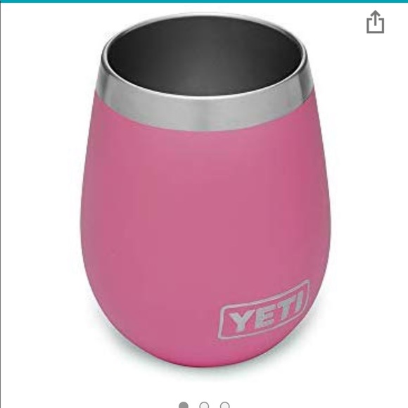 yeti wine tumbler pink